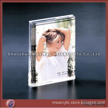 Carved Bevel Rectangle Counter Acrylic Picture Frame